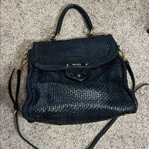 3434 PRada Vintage Bag Details Given During Selling As Is,Vintage Smell